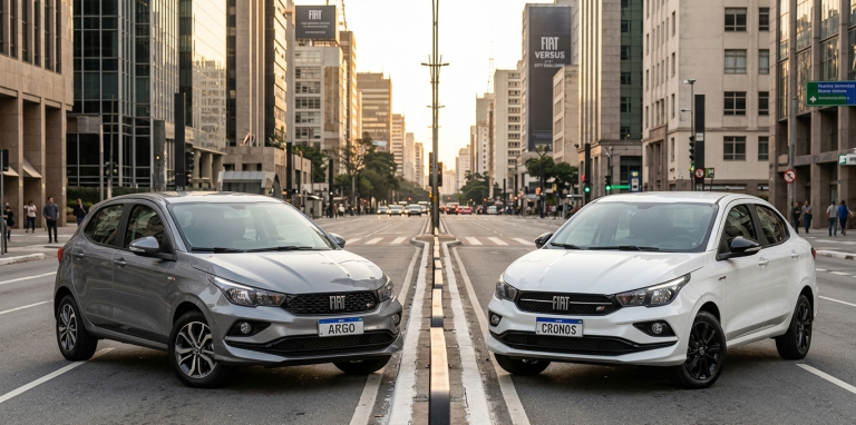 Fiat Cronos vs Argo: Sedán o Hatchback para tu familia