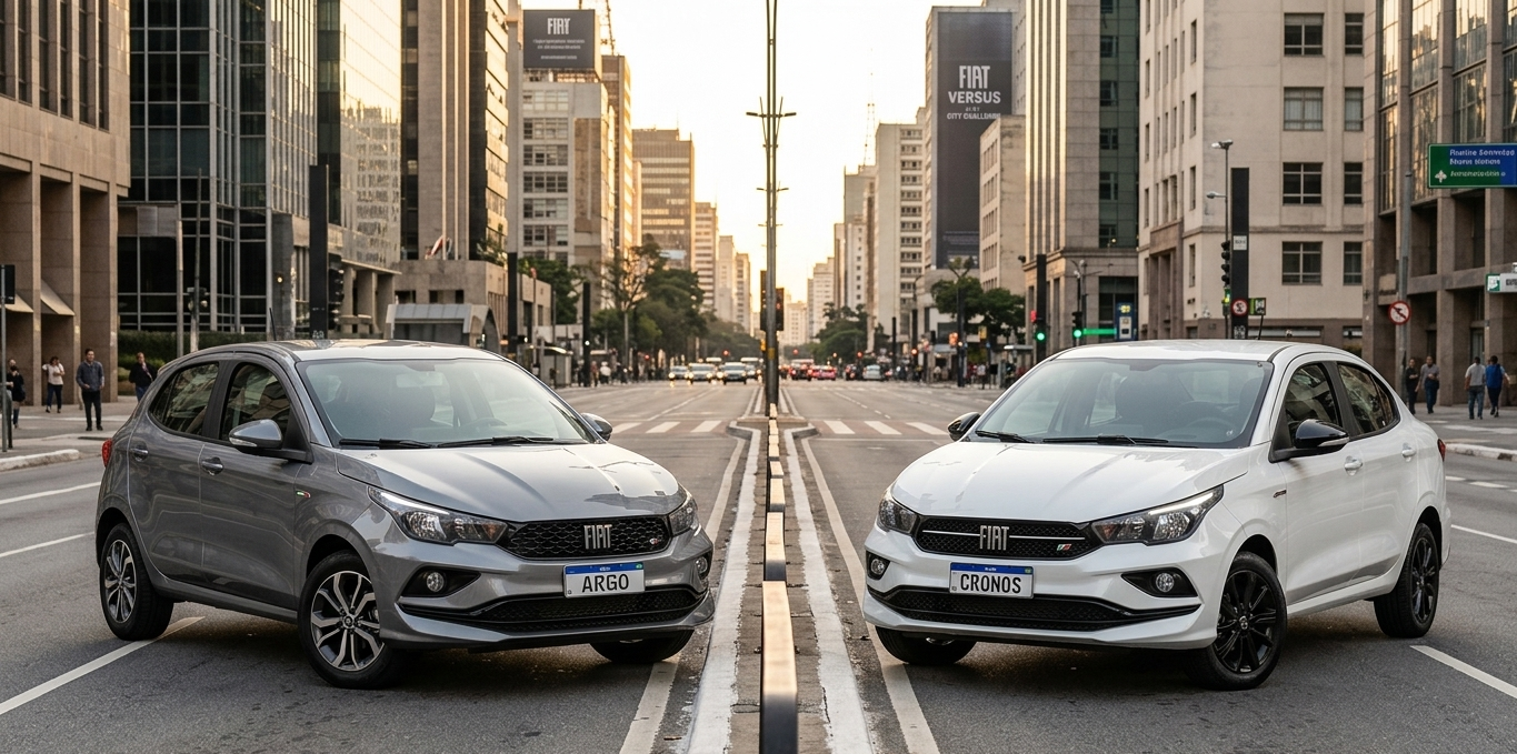Fiat Cronos vs Argo: Sedán o Hatchback para tu familia